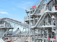 法國里昂：450t/h建筑用碎石骨料生產(chǎn)線