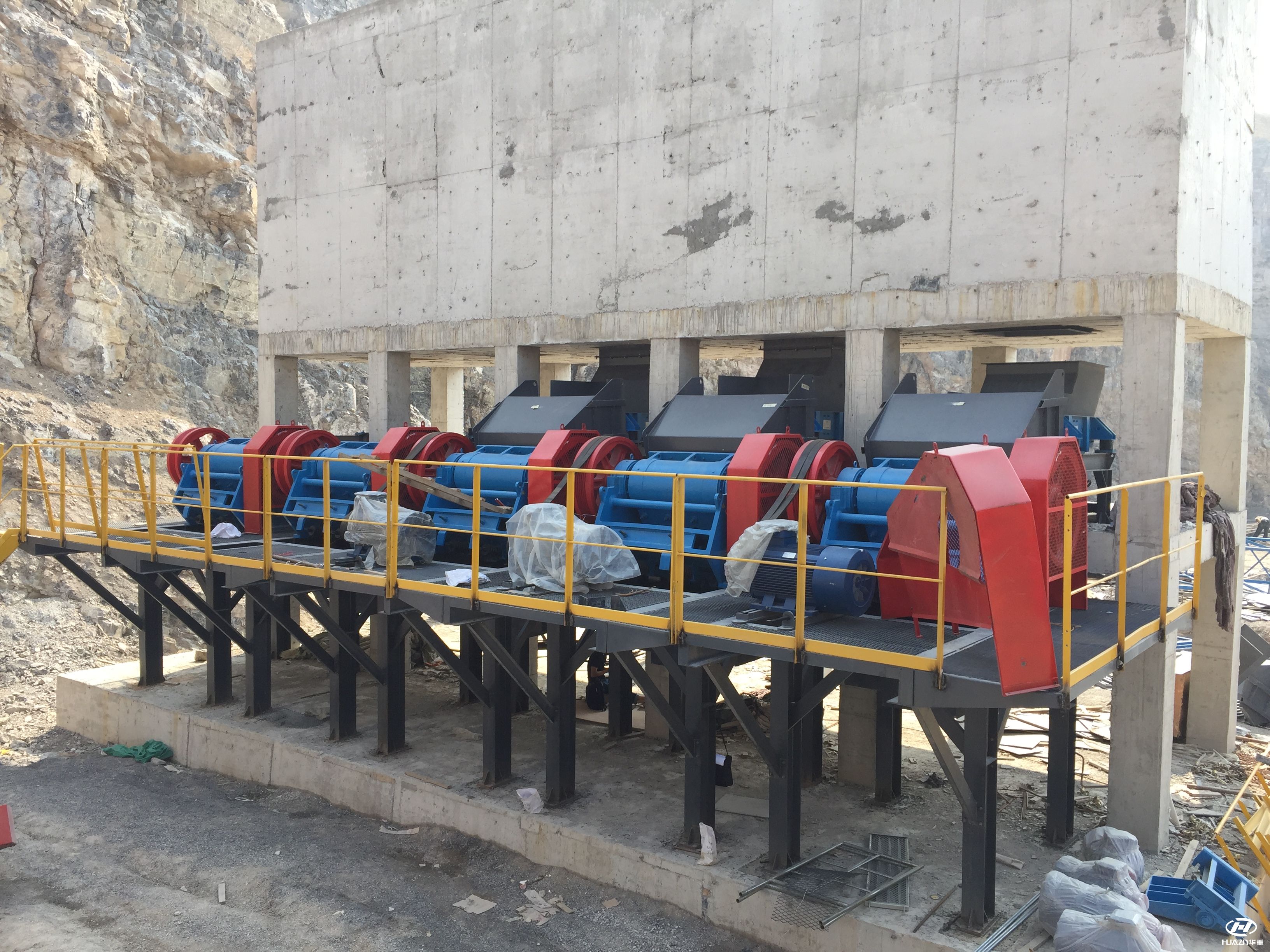 大華顎式破碎機應用現(xiàn)場