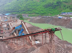 針對(duì)水利水電建設(shè)使用的成套破碎篩分設(shè)備