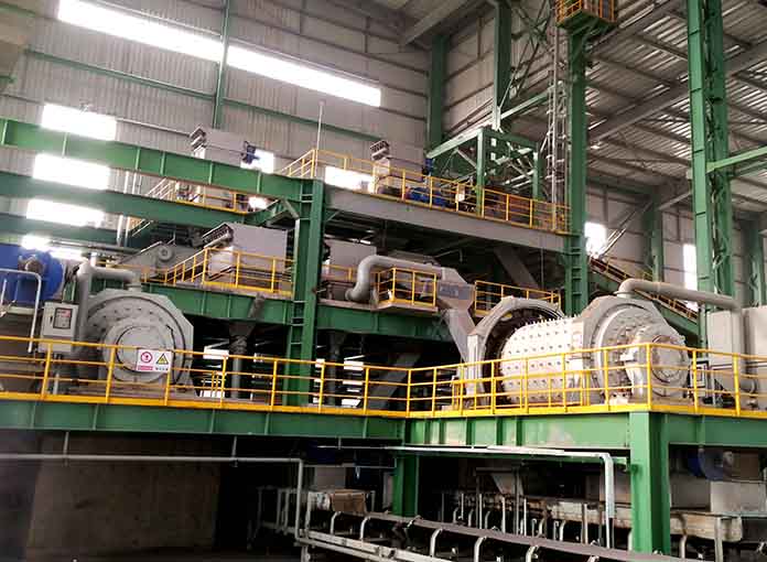 大華重工為山西某鋼廠棒磨機(jī)處理石灰石現(xiàn)場報告