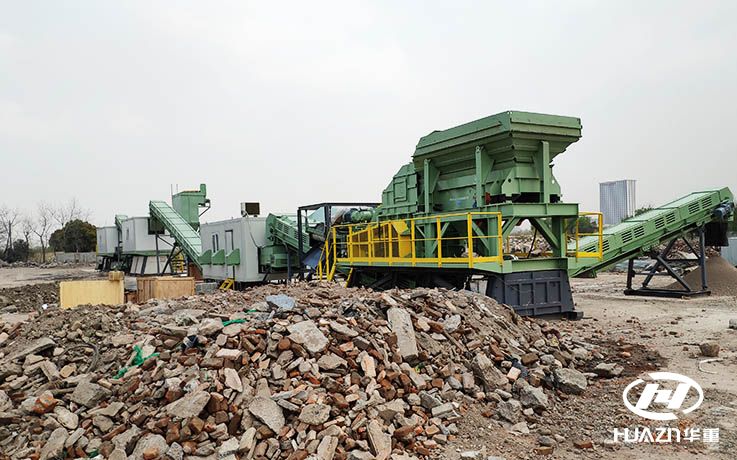 建筑垃圾移動(dòng)破碎機(jī)