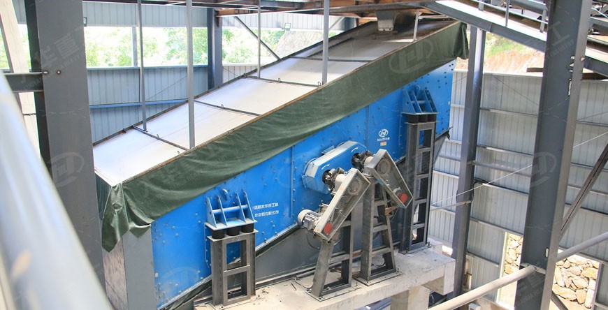 時產(chǎn)400噸的振動篩