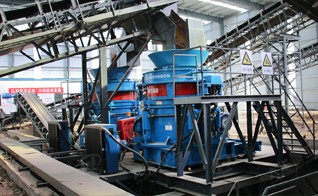 河南汝陽時(shí)產(chǎn)400噸EPC鵝卵石生產(chǎn)線