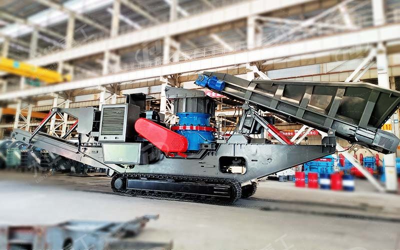 履帶圓錐破碎站