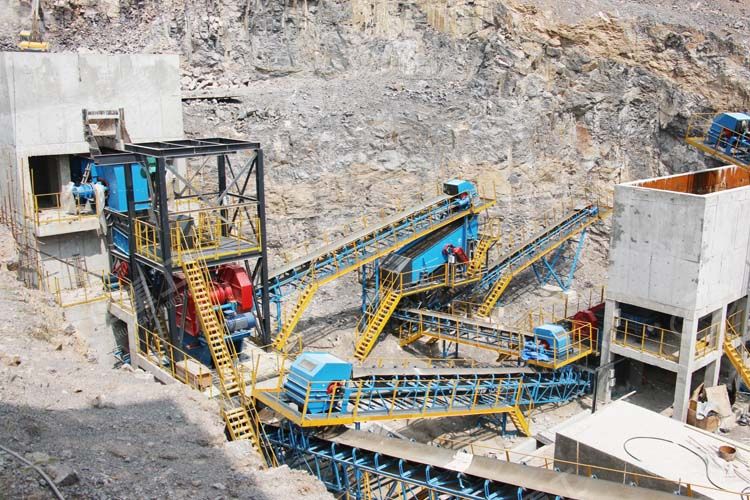 玄武巖生產(chǎn)線