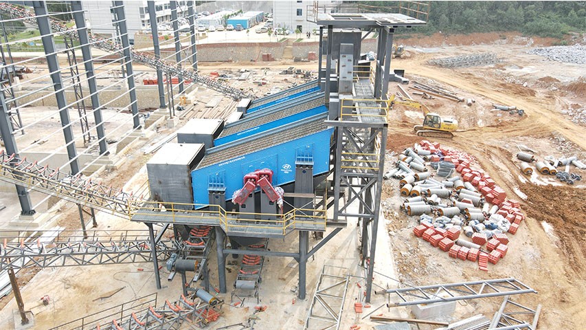 廣西武鳴時(shí)產(chǎn)2000t/h石灰石生產(chǎn)線