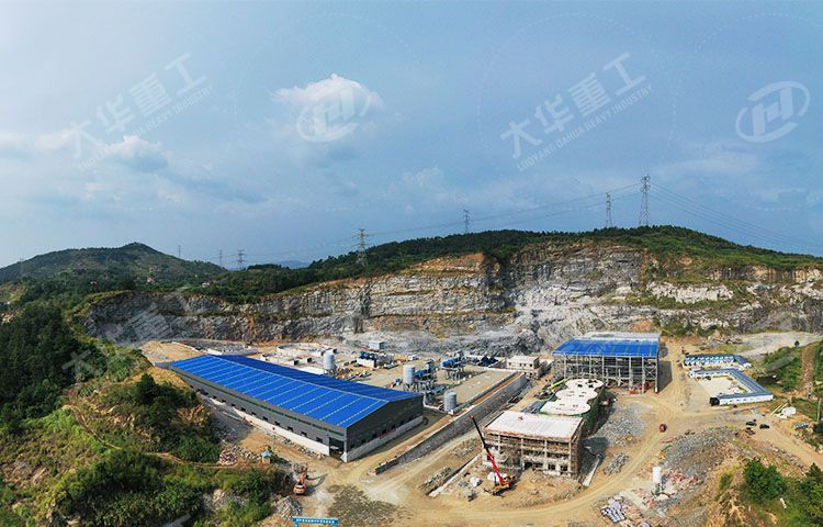 時產1000噸的石灰石生產線需要用在什么設備